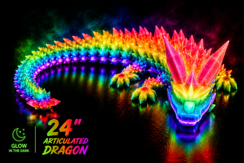 2ft Articulated Glow Dragon