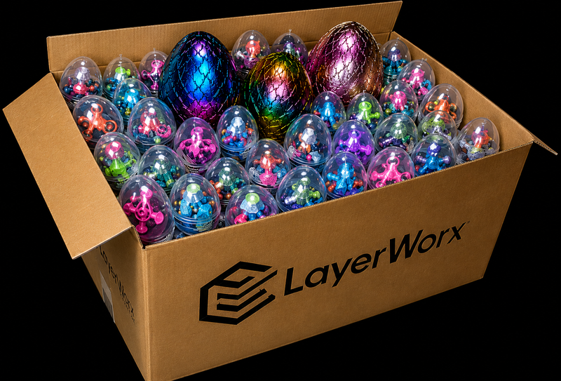 Dragon Treasure Crane Refill Box | 105 Premium Prize Eggs