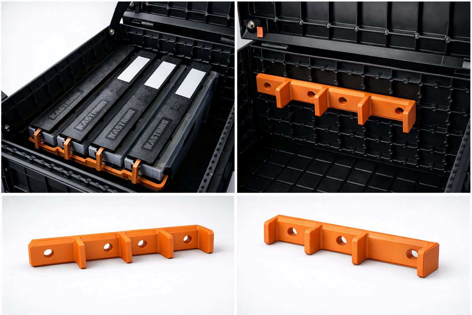 Divider System for 3700 Tackle Boxes | Kayak Fishing Organizer Insert | Designed For YakAttack BlackPak Crates