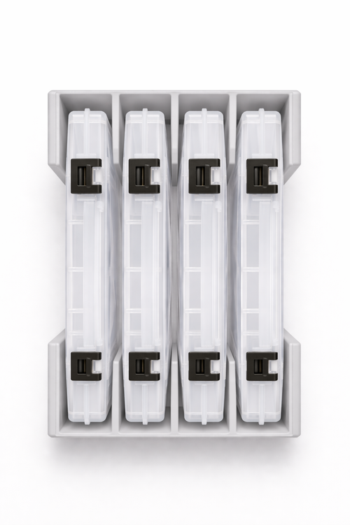 3700 Tackle Box Organizer – 4 Slot Boat Storage Compartment Organizer