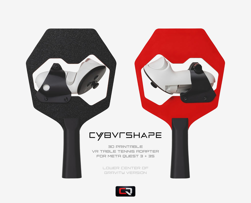 CYBVRSHAPE Pro Series Meta Quest 3 & 3S Table Tennis Adapter for 11Eleven VR Game