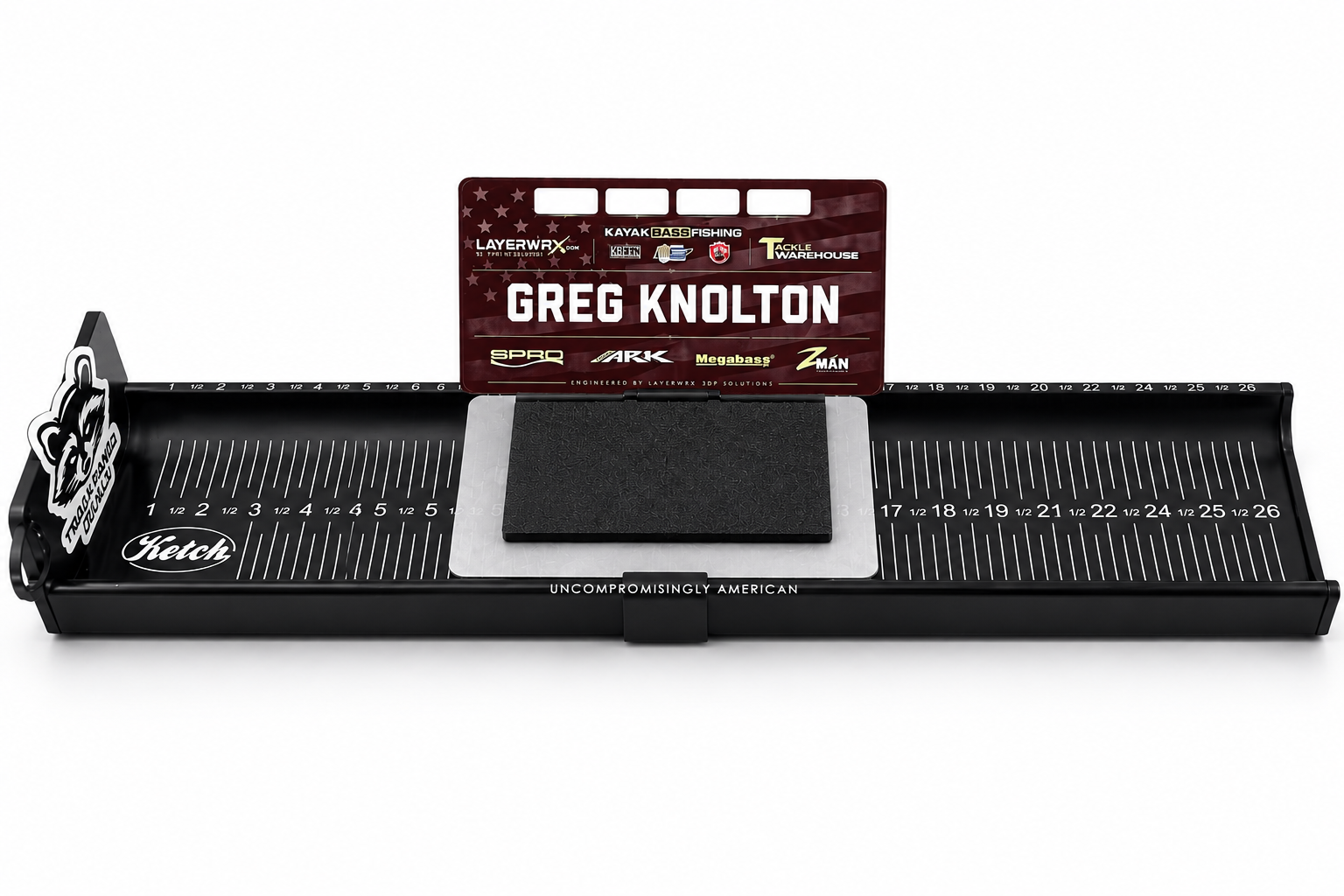 Tournament Identifier Holder for Ketch Original & Ketch X Boards | Compatible with Blue Fox Tin Tags